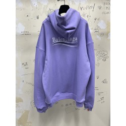 GT Balenciaga Political Campaign Hoodie Purple