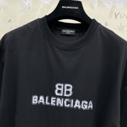 GT Balenciaga BB Pixel Tee Black