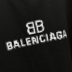 GT Balenciaga BB Pixel Tee Black