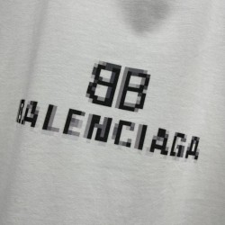 GT Balenciaga BB Pixel Tee White