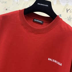 GT Balenciaga Logo Red White Tee