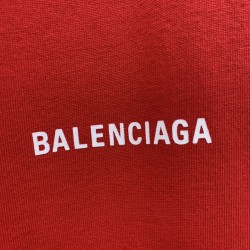 GT Balenciaga Logo Red White Tee