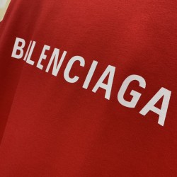 GT Balenciaga Logo Red White Tee