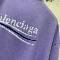 GT Balenciaga Coke Political Campaign Purple Tee