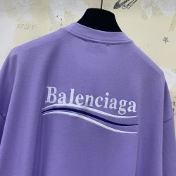 GT Balenciaga Coke Political Campaign Purple Tee