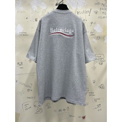 GT Balenciaga Coke Political Campaign Grey Tee