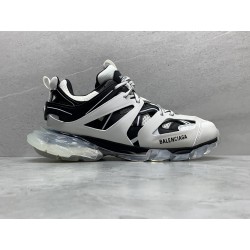 GT Balenciaga Clear Sole White Black