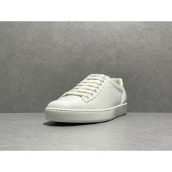 GT Gucci Ace Perforated Interlocking G White Grey