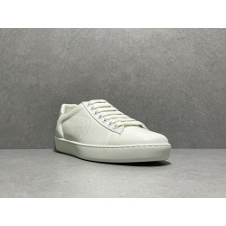 GT Gucci Ace Perforated Interlocking G White Grey