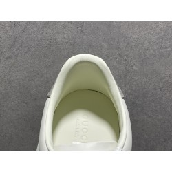 GT Gucci Ace Perforated Interlocking G White Grey