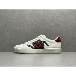 GT Gucci Ace Embroidered Snake Sneaker 456230 A38G0 9064