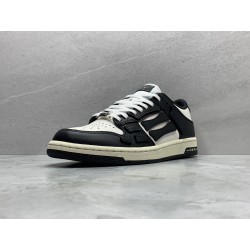 GT Amiri Skel Top low Top Sneakers Black  White