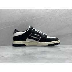 GT Amiri Skel Top low Top Sneakers Black  White