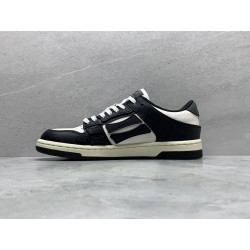 GT Amiri Skel Top low Top Sneakers Black  White