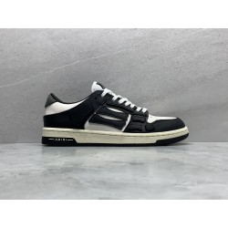 GT Amiri Skel Top low Top Sneakers Black  White