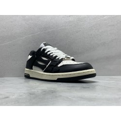 GT Amiri Skel Top low Top Sneakers Black  White