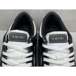 GT Amiri Skel Top low Top Sneakers Black  White