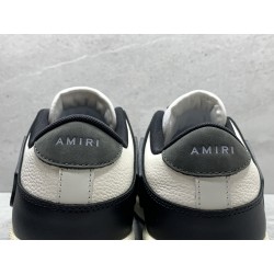 GT Amiri Skel Top low Top Sneakers Black  White