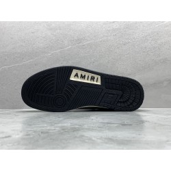 GT Amiri Skel Top low Top Sneakers Black  White