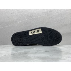 GT Amiri Skel Top low Top Sneakers Black  White