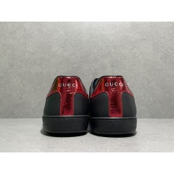 GT Gucci Ace Black Leather Sneaker