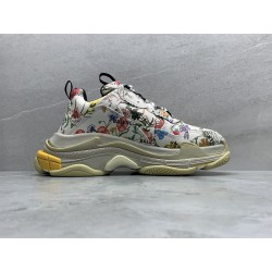 Gucci x Balenciaga The Hacker Project Triple-S Flora Print