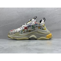 Gucci x Balenciaga The Hacker Project Triple-S Flora Print