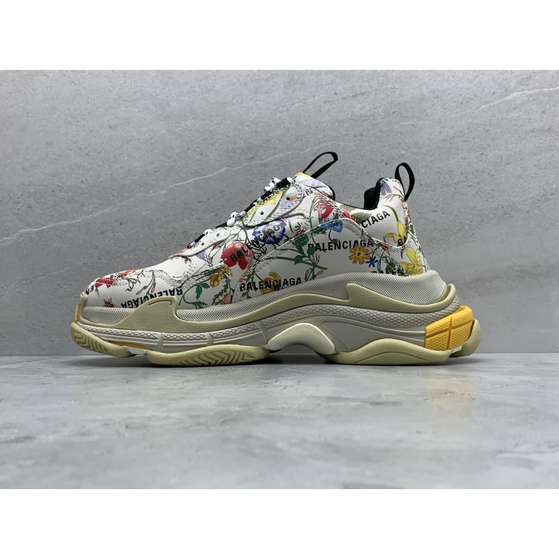 Gucci x Balenciaga The Hacker Project Triple-S Flora Print 681068UL110 8461