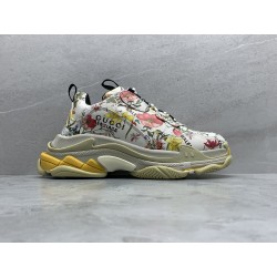Gucci x Balenciaga The Hacker Project Triple-S Flora Print