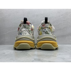 Gucci x Balenciaga The Hacker Project Triple-S Flora Print