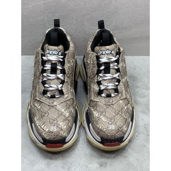 GT Gucci x Balenciaga The Hacker Project Triple-S Beige