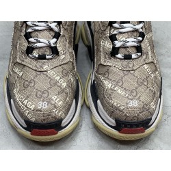 GT Gucci x Balenciaga The Hacker Project Triple-S Beige