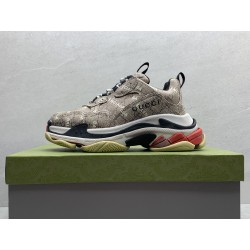 GT Gucci x Balenciaga The Hacker Project Triple-S Beige