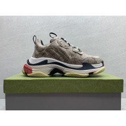 GT Gucci x Balenciaga The Hacker Project Triple-S Beige