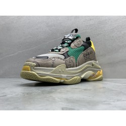 GT Gucci x Balenciaga The Hacker Project Triple-S Beige Green Yellow