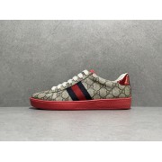 GT Gucci Ace GG Supreme Red Sole Sneaker