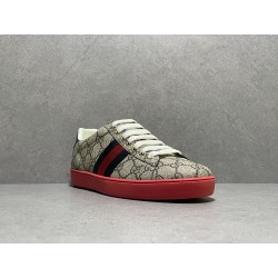 GT Gucci Ace GG Supreme Red Sole Sneaker