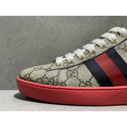 GT Gucci Ace GG Supreme Red Sole Sneaker