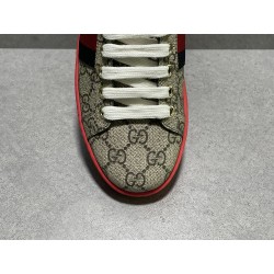 GT Gucci Ace GG Supreme Red Sole Sneaker