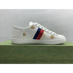 GT Gucci Ace White Leather Bees and Stars