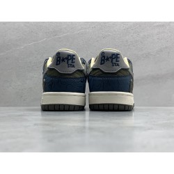 A Bathing Ape Bape SK8 Sta Army Green Dark Blue