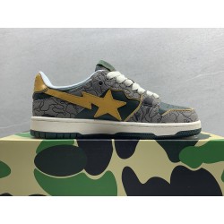 GT Bathing Ape Bape SK8 Sta Green Grey