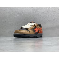 GT A Bathing Ape Bape SK8 Sta Brown Orange