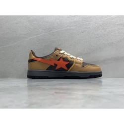 GT A Bathing Ape Bape SK8 Sta Brown Orange