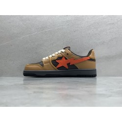 GT A Bathing Ape Bape SK8 Sta Brown Orange