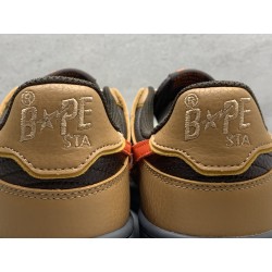 GT A Bathing Ape Bape SK8 Sta Brown Orange