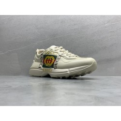 GT Gucci Rhyton Logo Ivory Sneaker 500878 DRW00 9522