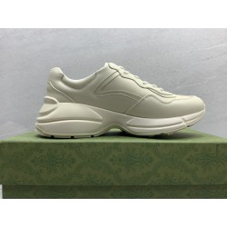 GT Gucci Rhyton Logo Ivory Sneaker 500878 DRW00 9522