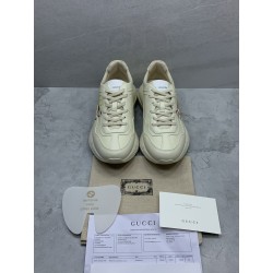 GT Gucci Rhyton Logo Ivory Sneaker 500878 DRW00 9522