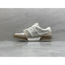 GT Fendi Match White Suede Low Tops 7E1493AHH2F1FHS